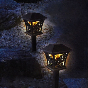 โคมไฟพลาสติกรูปเงาดำสไตล์ญี่ปุ่นสำหรับสวนกลางแจ้งโคมไฟภูมิทัศน์ลานสวนแมลงปอนกผีเสื้อไฟ LED พลังงานแสงอาทิตย์ - Product Image 3