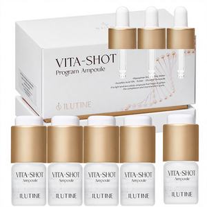 Suero para el Cuidado de la Piel con Alfa Arbutina, Ampolla Iluminadora ILUTINE, Vitamina C Estabilizada, Hidratante Facial, Fórmula Antienvejecimiento - Product Image 1