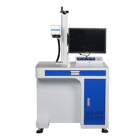Machine de marquage laser fibre optique pour or et argent, 30W, 50W, 60W, 100W, pour métaux et non-métaux, modèle en armoire