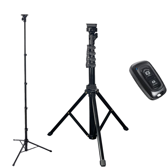 1.6M Customization Foldable Aluminum Portable Photography Dslr Camera Video 2 in 1 Selfie Stick Tripod