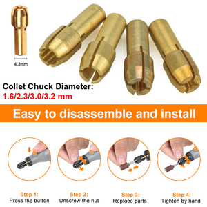 Kit d'accessoires rotatifs pour meulage, <span class=keywords><strong>polissage</strong></span>, sculpture sur <span class=keywords><strong>bois</strong></span> et gravure, 147 pièces - Product Image 2