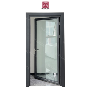 Portes intérieures en verre de salle de bains, portes à battants en aluminium à <span class=keywords><strong>double</strong></span> vitrage - Product Image 2