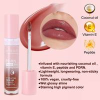 Gloss à lèvres hydratants longue durée, véganes, haute brillance, avec sérum PDRN Peptide, effet teinté, vente en gros
