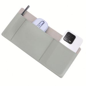 Adhesive Under Laptop Storage Pouch Stick-On 3 Pockets Self-Adhesive <b>Desk</b> Organizer for Phone, Mouse, Pens Holder Stocked - Product Image 1