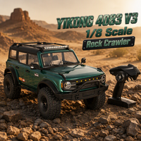 YIKONG YK4083 V3 1/8 4WD RC Rock Crawler Ford Bronco 80A ESC 25KG Servo Verrouillage de Différentiel à Distance pour Camion RC Tout-Terrain