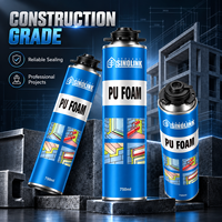 Mousse d'expansion polyuréthane PU 750ml 850g – Mastic de calfeutrage pour portes, fenêtres et murs – Fournisseur pour la construction