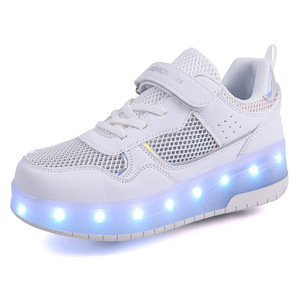 Patins à roulettes lumineux pour enfants, roues en plastique, pour jeux en plein air - Product Image 5