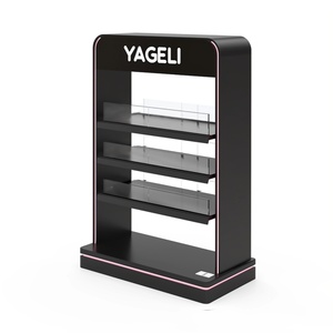 Custom Clear Transparent Acrylic Polished for Surface Long Lasting Floor Display <b>Stand</b> & Rack for Garment Retail Shops - Product Image 3