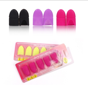 Cubiertas de Silicona Reutilizables para Remover Esmalte de Uñas, Clips para Dedos - Product Image 4