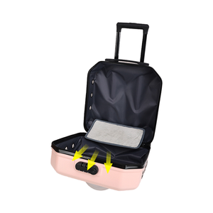 Многоцветная прозрачная тележка для часов, для кошек, домашних животных, с универсальными колесами и застежкой-молнией, сумка для путешествий из ткани Оксфорд для домашних животных - Product Image 4