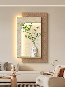 Crème Vent Solide <span class=keywords><strong>Grès</strong></span> Avancé Sens Couloir Couloir Mural Salon Canapé Fond Mur Art Porche Peinture Décorative - Product Image 6