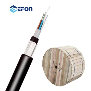 Outdoor No Metallic Double Jacket with Glass yarn Multi tube 24/48/72/96/144 cores GYFTY73 fiber optic cable