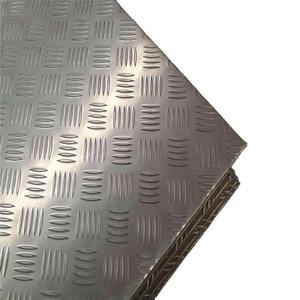 Plaque d'<span class=keywords><strong>aluminium</strong></span> gaufrée de qualité supérieure avec <span class=keywords><strong>propriétés</strong></span> antioxydantes, série 1000, norme ASTM, motif losanges - Product Image 1