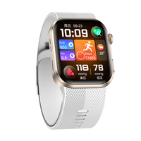 Reloj Inteligente Avanzado con Bomba de Aire, Presión Arterial, Informe de Salud Cardíaca con IA, Entrenamiento Respiratorio, Monitor de Frecuencia Cardíaca y Temperatura