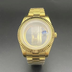 Pièces de modification de montre, boîtier et bracelet 41 mm, ensemble complet 8285, verre saphir, compatible avec le mouvement 8285 - Product Image 5
