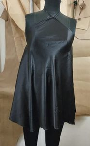 เดรสสไตล์ตะวันตกสีดำแบบใหม่ ผ้าซาติน แต่งลายเรียบ ตัดเย็บตามสั่ง ไซส์ตามสั่ง - Product Image 3