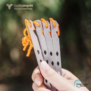 YACHUANGXIN VIETNAM YCX-0912 Piquet de tente en aluminium en forme de V ultra léger de 165 mm pour le camping et l'extérieur - Product Image 4