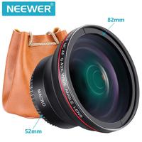 Objectif grand angle HD Neewer 52 mm 0,43x avec partie macro sans distorsion, haute définition numérique pour appareil photo reflex numérique
