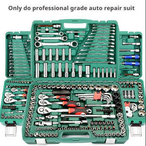 Juego de llaves de vaso mecánicas de 150 piezas, herramientas manuales que incluyen combinación y destornillador para reparación de automóviles - Product Image 2