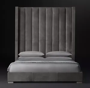 Productos Más Populares, Económicos, de Alta Calidad, Cómodos, Modernos, Cama de Plataforma de Cuero - Product Image 4