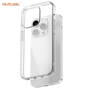 Wholesale For IPhone15 Mutural Crystal Series Case Transparent Shockproof Magnetic Phone Case For IPhone 15 14 Pro Max X XR XS