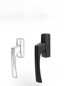 Modern Apartment Door <strong>Window</strong> Drive Handle Alloy Outward-opening <strong>Window</strong> Lock <strong>Catch</strong> with Ambidextrous Design Easy Installation - Product Image 2