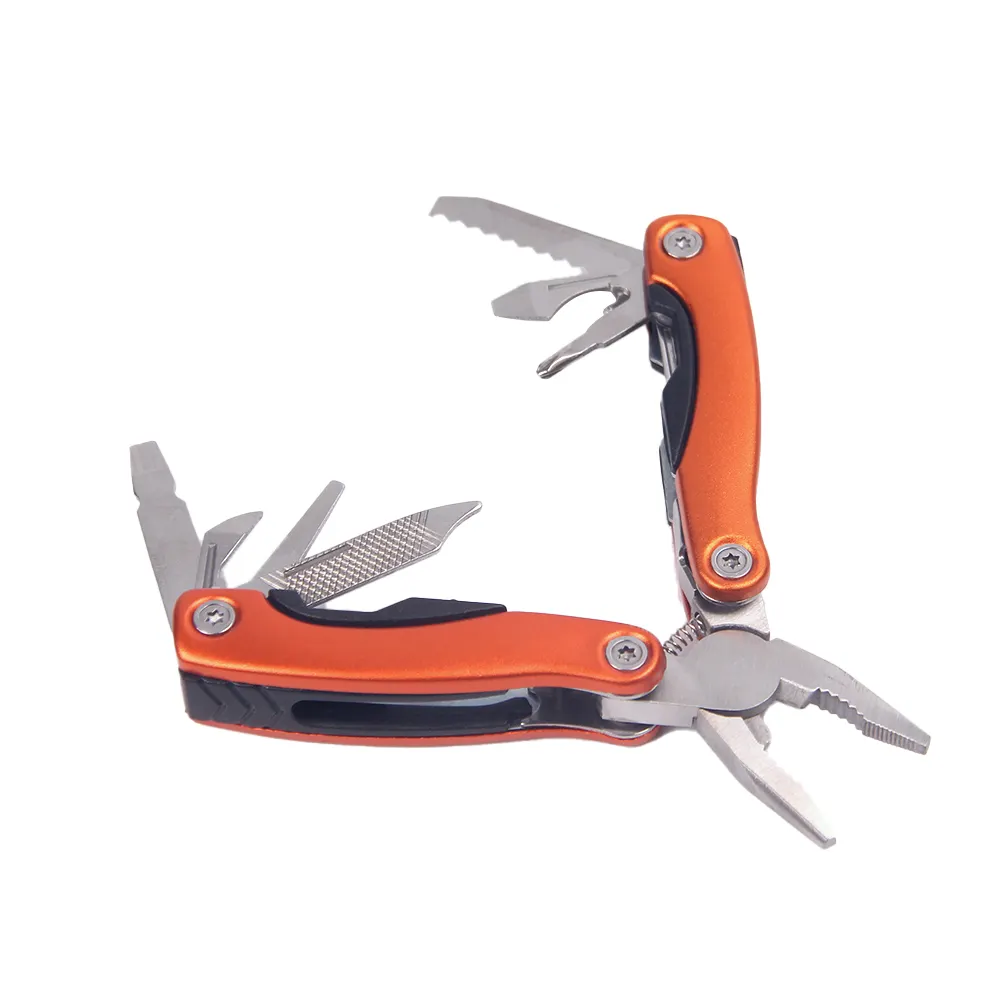 Đa chức năng kết hợp thép không gỉ Kìm Keychain Túi đa công cụ xách tay gấp mini Multitool ngoài trời plier