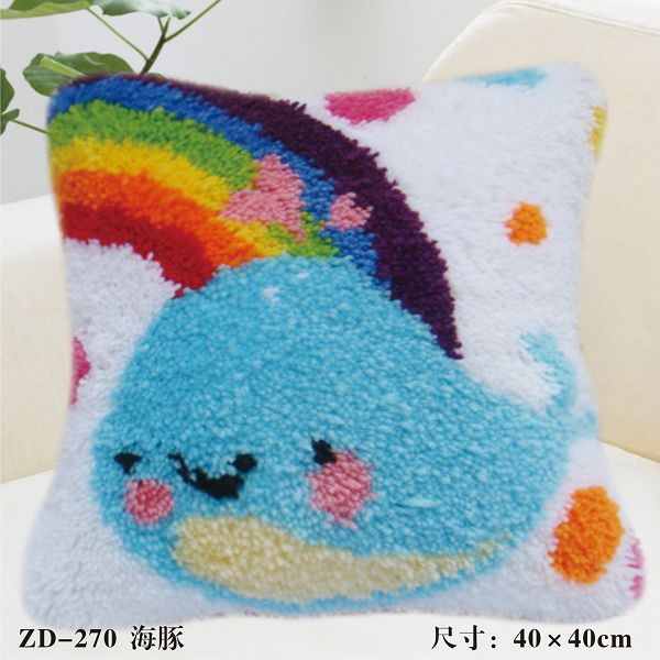 Housse de coussin à crochet