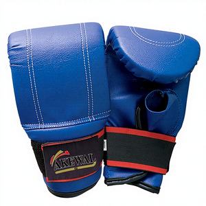Sac de sport de boxe personnalisé de haute qualité, gants en cuir synthétique imperméable, sangle de poignet réglable, antidérapant, logo personnalisé disponible - Product Image 1