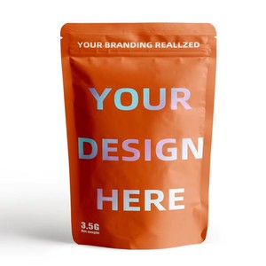 Custom 3.5g 14g 28g Hot Sell Plastic <b>Bags</b> Matte Smell Proof Stand up Doypack <b>Bag</b> Aluminum Foil Reasealabel Zipper Mylar <b>Bags</b> - Product Image 6