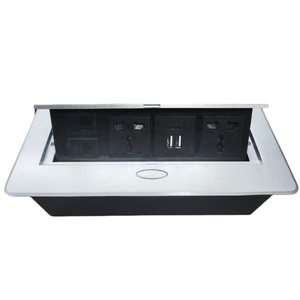 Hidden gắn bảng phổ Ổ cắm điện máy tính để bàn <span class=keywords><strong>Pop</strong></span> Up ổ cắm damped đa phương tiện dữ liệu USB-C sạc ổ cắm kết nối hộp - Product Image 2