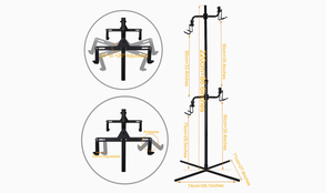 热卖钢制自行车架支架自行车储物车 - Product Image 6
