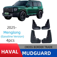 2025 Haval Menglong Versi Bensin Pelindung Lumpur Mobil Latar Belakang Putih Gambar Utama Detail Terstruktur Rancangan