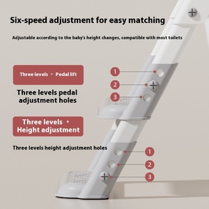 <span class=keywords><strong>Vasino</strong></span> da allenamento morbido regolabile in altezza per bambini con scala ausiliaria e pedale per bambino maschio e femmina - Product Image 4