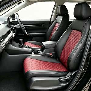 Housses de siège de voiture de luxe, ensemble complet, cuir véritable, qualité OEM, rembourrage épais en mousse, respirantes, lavables, pour Honda CR-V EX-L Hybrid - Product Image 4