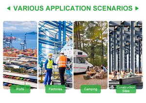 Caja de Distribución de Energía Portátil OEM IP67 IP44 ABS Impermeable, Caja de Tomacorrientes Temporal Industrial para Obras de Construcción - Product Image 4