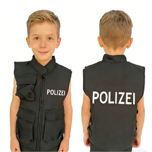 Gilet de costume à bretelles réglables pour Halloween, jeu de rôle SWAT, fête à thème, déguisement pour enfants, cosplay de bureau, journée des métiers, événement scolaire - Product Image 4