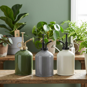 Bouteille d'arrosage vintage en laiton de 500 ml avec bec réglable doré, pulvérisateur de jardinage pour plantes succulentes - Product Image 2