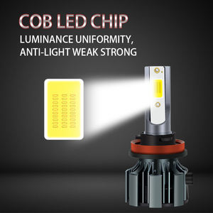 Super luminoso 12/24V H4 H11 H1 H3 H7 LED luce guida Kit 6000K colore singolo fascio Hi/Lo lampadina per Mondeo A3 ES X6 Q3 <span class=keywords><strong>Golf</strong></span> - Product Image 2