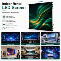 Armoire d'affichage LED intérieure P3.91 500x500 pour installation d'écran événementiel flexible