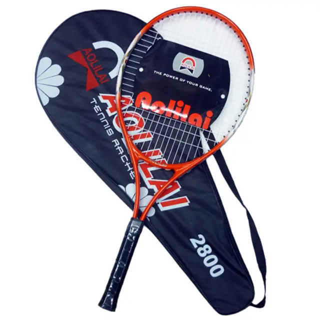 Raqueta de tenis custom Ultralight 27 pollici a buon mercato prezzo racchetta da tennis racchetta con borsa per il trasporto per i bambini di formazione