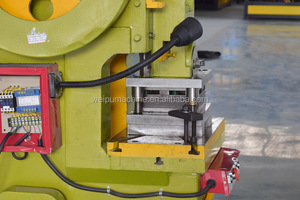 Yeni tam otomatik açı köşe kodu üretim hattı 40T mekanik yumruk Die basın ve Motor pompası besleyici ile hava kanalı için - Product Image 5