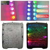 Kit de plafond étoilé à fibres optiques avec source de lumière LED distribuée par fibre optique de 0,5 mm, symphonie dynamique, garantie de 3 ans