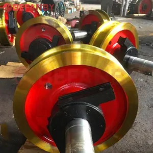 Lifting crane rail steel 150mm crane trolley wheels