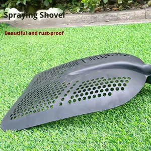 Pala de jardín hueca engrosada perforada de grado Industrial transfronterizo agarre antideslizante para maíz cacahuetes arena suelo carbón tamizado - Product Image 4