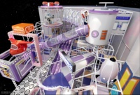 Super ali tema cartone animato parco giochi al coperto nuova attrezzatura Soft Play per i bambini