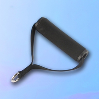 Accessoire de barre de musculation pour machine à câbles intégré, poignée en acier avec couleur et logo personnalisés pour la musculation à domicile