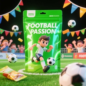 Humedad troquelada a prueba de olores para ventana de exhibición de bolsa de soporte para aperitivos de granos de café Jelly Chocolate (3,5G-28g de papel de aluminio) - Product Image 3