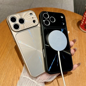 เคสโลหะผสมสีเดิมสำหรับ 13 15 14 16 Pro/pro Max อัปเกรดทันที 17pro/pro Max ฝาหลังหน้าต่างขนาดใหญ่ ป้องกันการตกกระแทก - Product Image 4