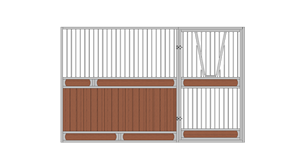 6 types de stalle de cheval avant pour vos choix panneau <span class=keywords><strong>d</strong></span>'écurie de cheval pour le club équestre équipement de dressage bon marché - Product Image 6